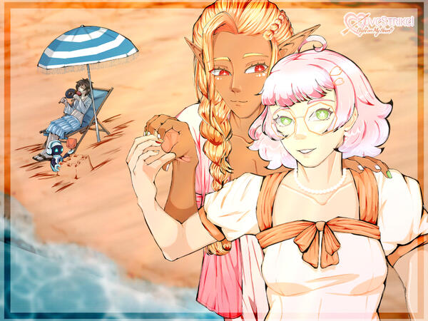 LoveStrike Quartet Summer Illustration